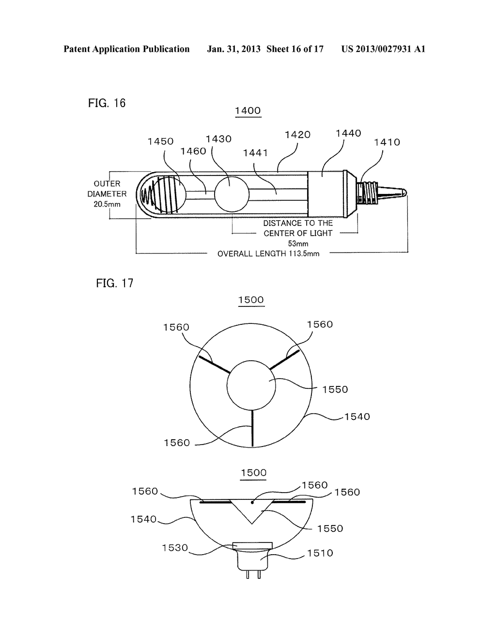 LAMP AND ILLUMINATING DEVICE WITH LIGHT SOURCE OF SOLID STATE LIGHT     EMITTING ELEMENT - diagram, schematic, and image 17