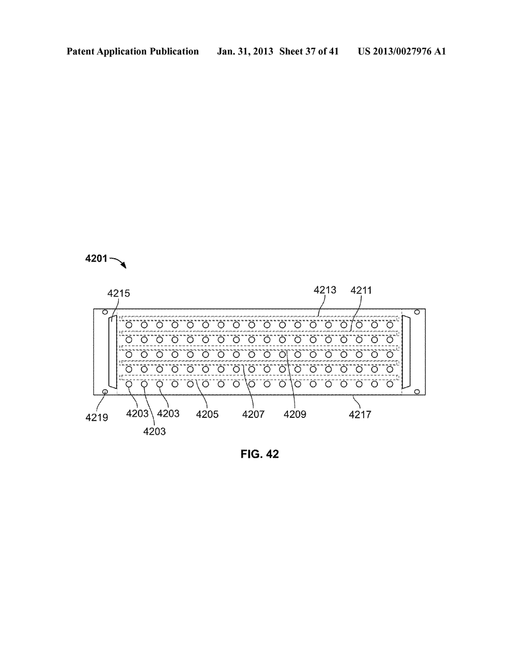 METHOD AND SYSTEM FOR FLEXIBLE ILLUMINATED DEVICES HAVING EDGE LIGHTING     UTILIZING LIGHT ACTIVE SHEET MATERIAL WITH INTEGRATED LIGHT EMITTING     DIODE - diagram, schematic, and image 38