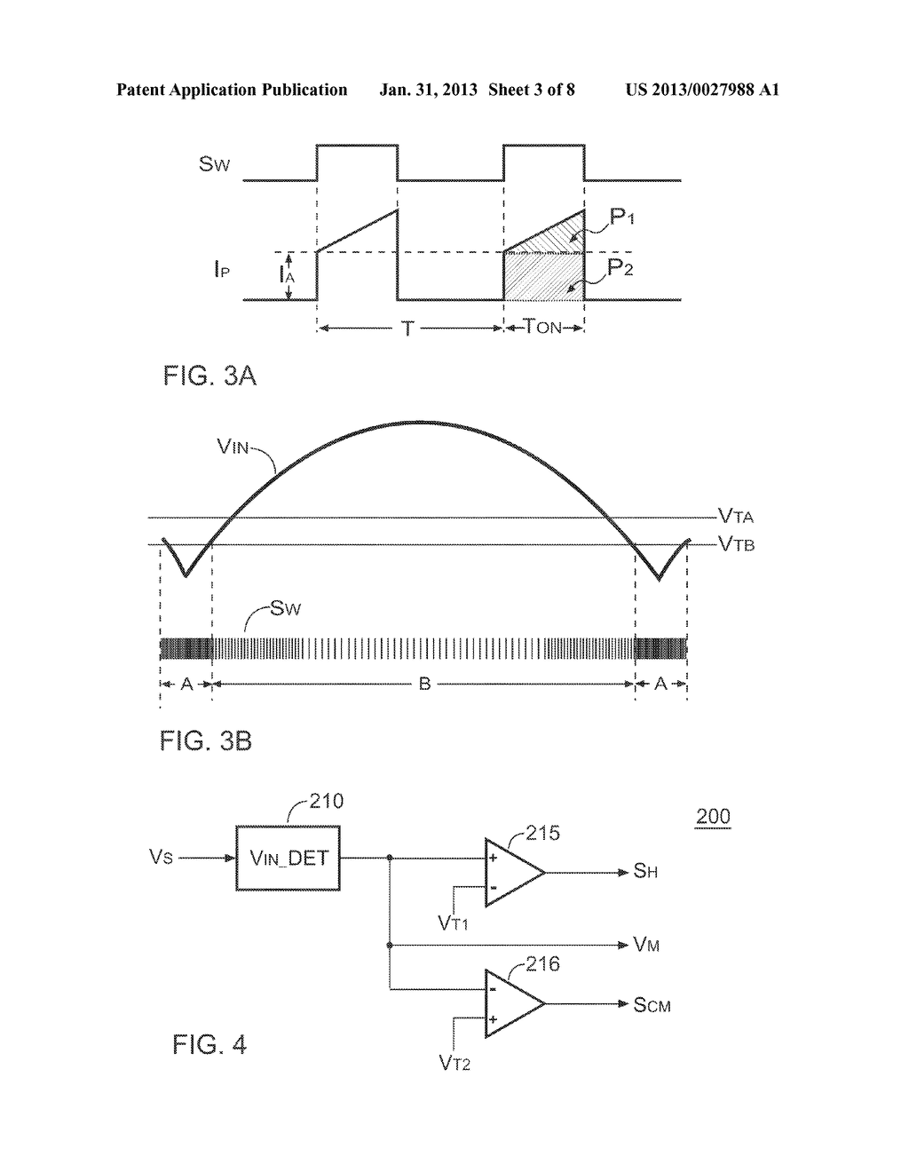 SWITCHING CONTROLLER FOR FLYBACK POWER CONVERTERS WITHOUT INPUT CAPACITOR - diagram, schematic, and image 04