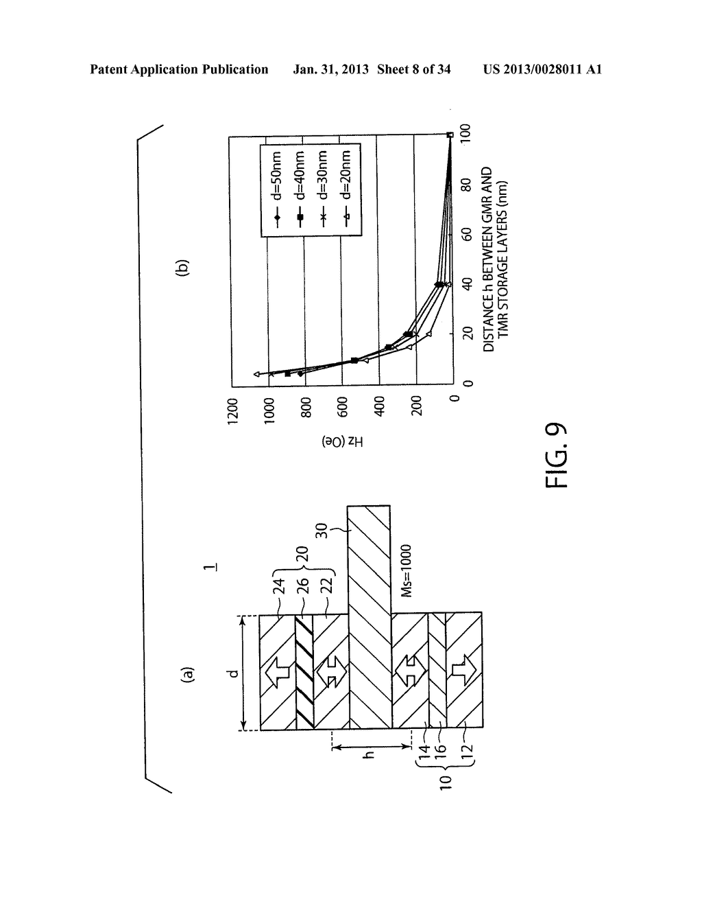 MAGNETORESISTIVE DEVICE AND MAGNETIC MEMORY - diagram, schematic, and image 09