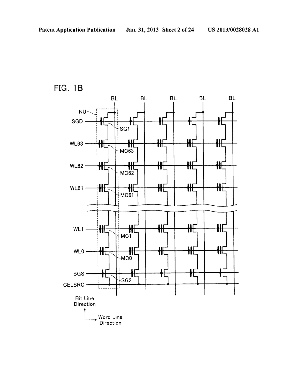 NONVOLATILE SEMICONDUCTOR MEMORY DEVICE - diagram, schematic, and image 03