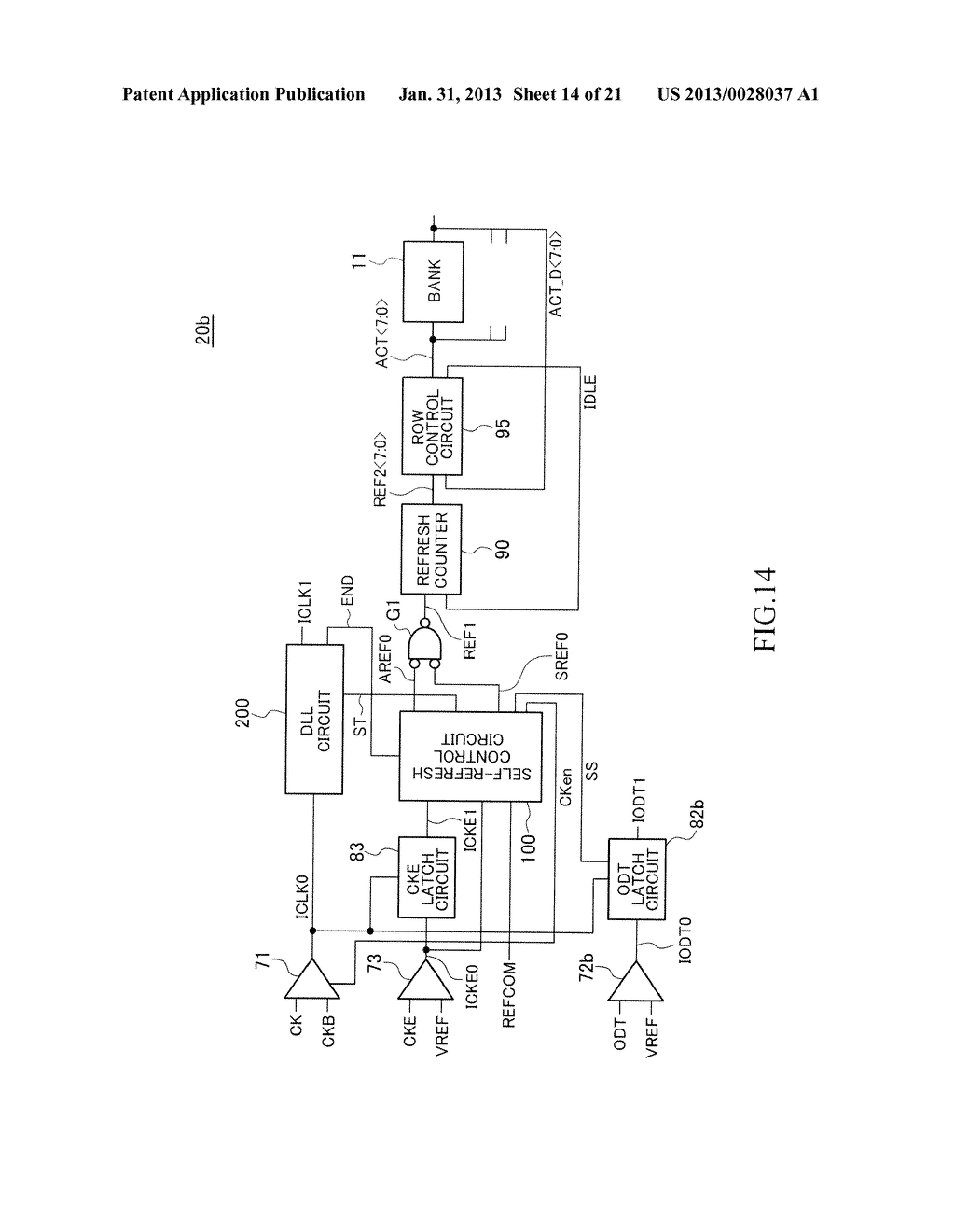 INFORMATION PROCESSING SYSTEM INCLUDING SEMICONDUCTOR DEVICE HAVING     SELF-REFRESH MODE - diagram, schematic, and image 15