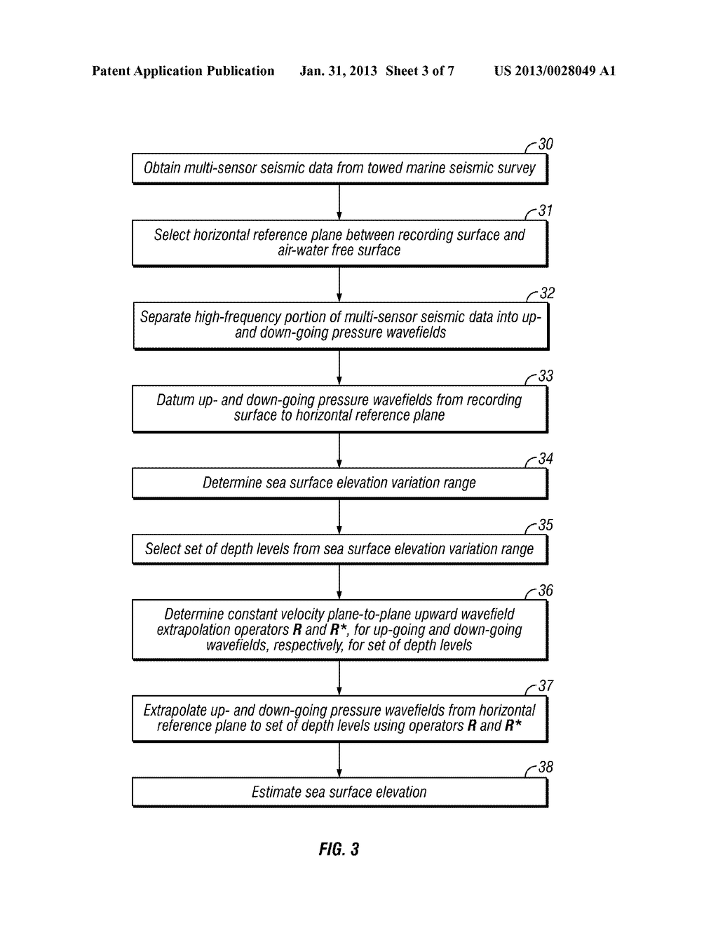 METHOD FOR HANDLING ROUGH SEA AND IRREGULAR RECORDING CONDITIONS IN     MULTI-SENSOR TOWED STREAMER DATA - diagram, schematic, and image 04