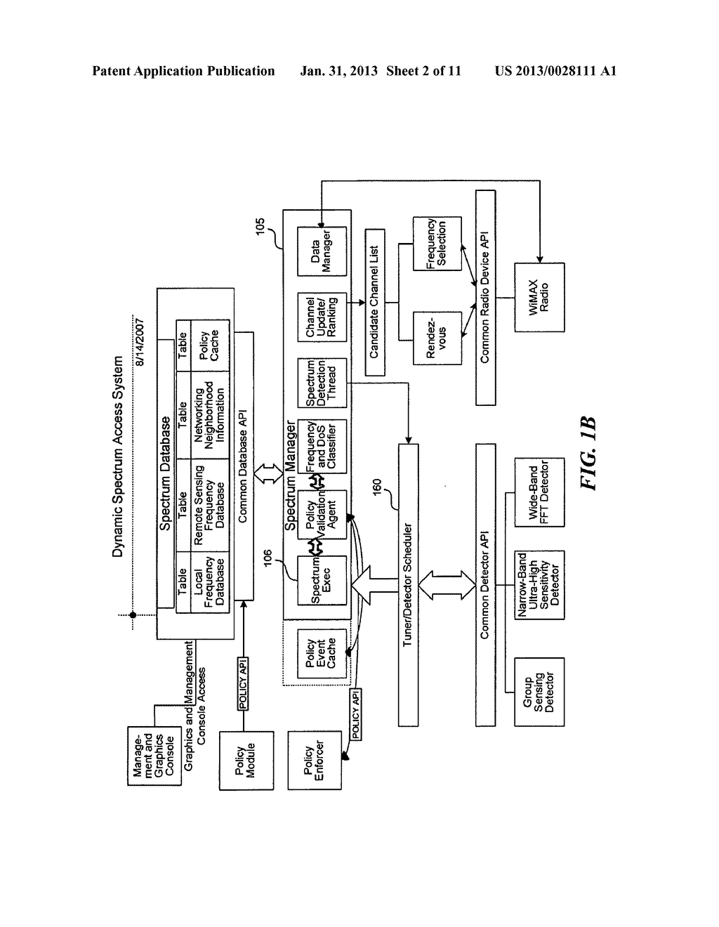 SYSTEMS AND METHODS FOR A COGNITIVE RADIO HAVING ADAPTABLE CHARACTERISTICS - diagram, schematic, and image 03