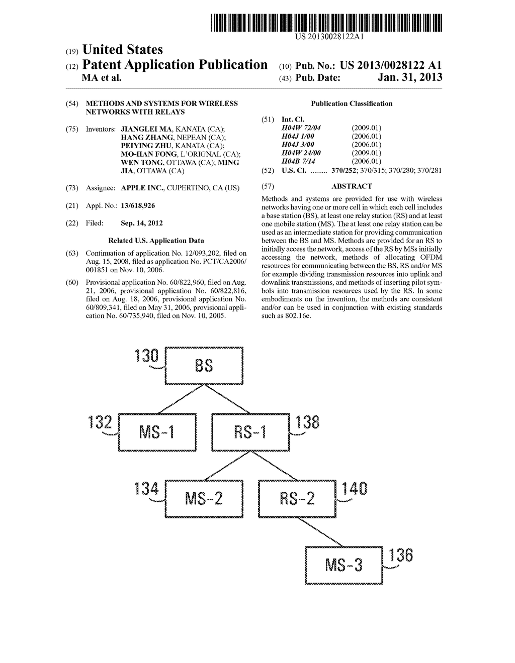 METHODS AND SYSTEMS FOR WIRELESS NETWORKS WITH RELAYS - diagram, schematic, and image 01