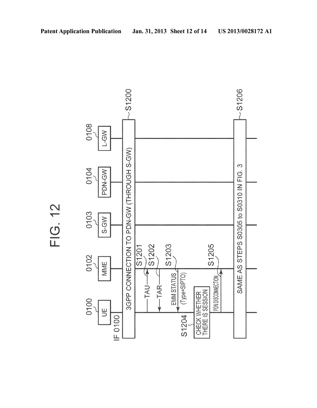 PATH SWITCHING SYSTEM, PATH SWITCHING METHOD, AND MOBILE TERMINAL - diagram, schematic, and image 13