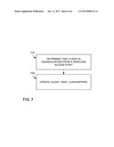 WIRELESS TRANSMISSION OF DATA PACKETS BASED ON CLIENT ASSOCIATIONS diagram and image