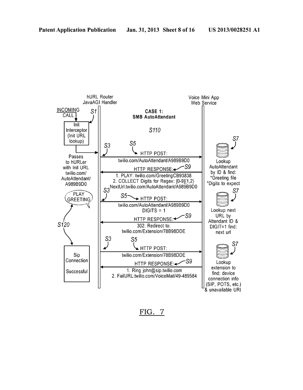 SYSTEM AND METHOD FOR PROCESSING TELEPHONY SESSIONS - diagram, schematic, and image 09