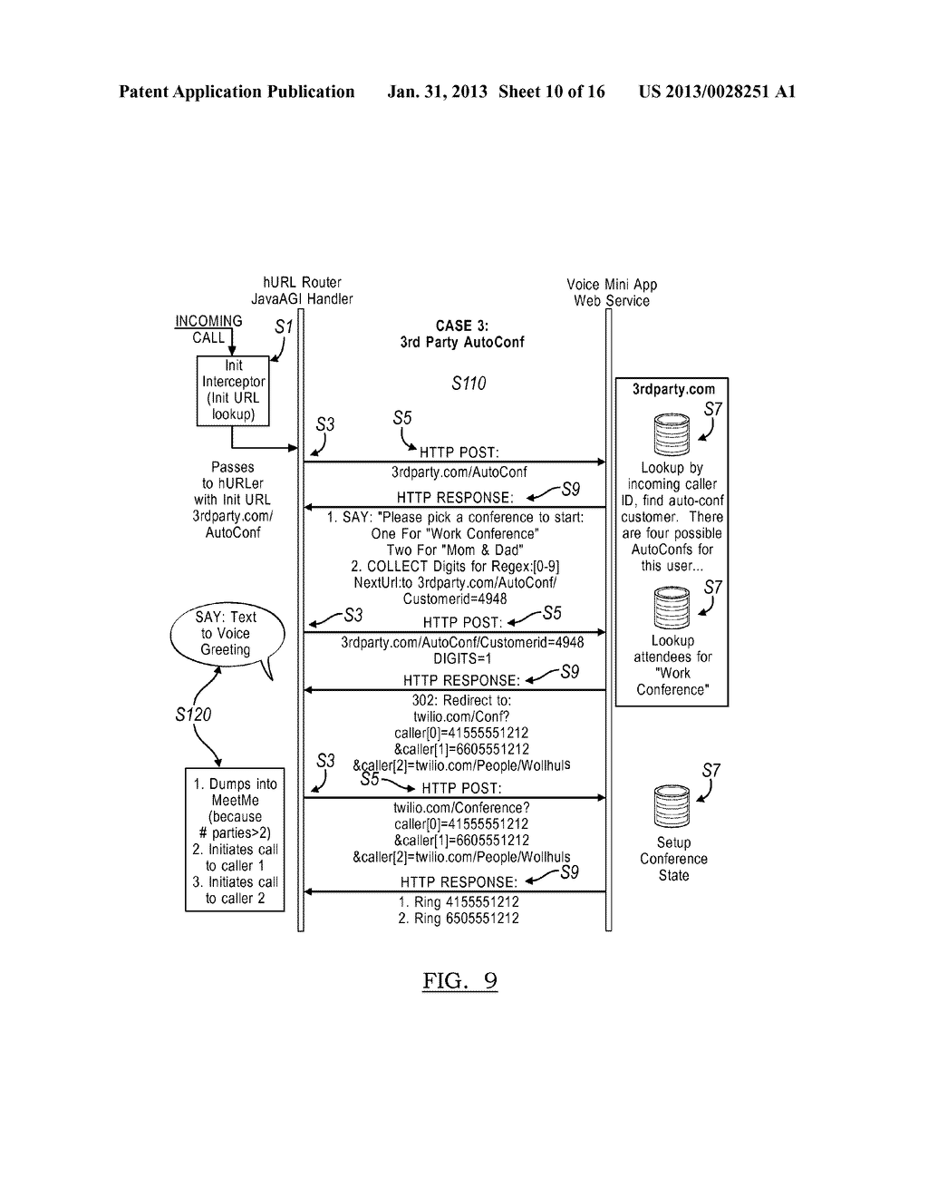 SYSTEM AND METHOD FOR PROCESSING TELEPHONY SESSIONS - diagram, schematic, and image 11