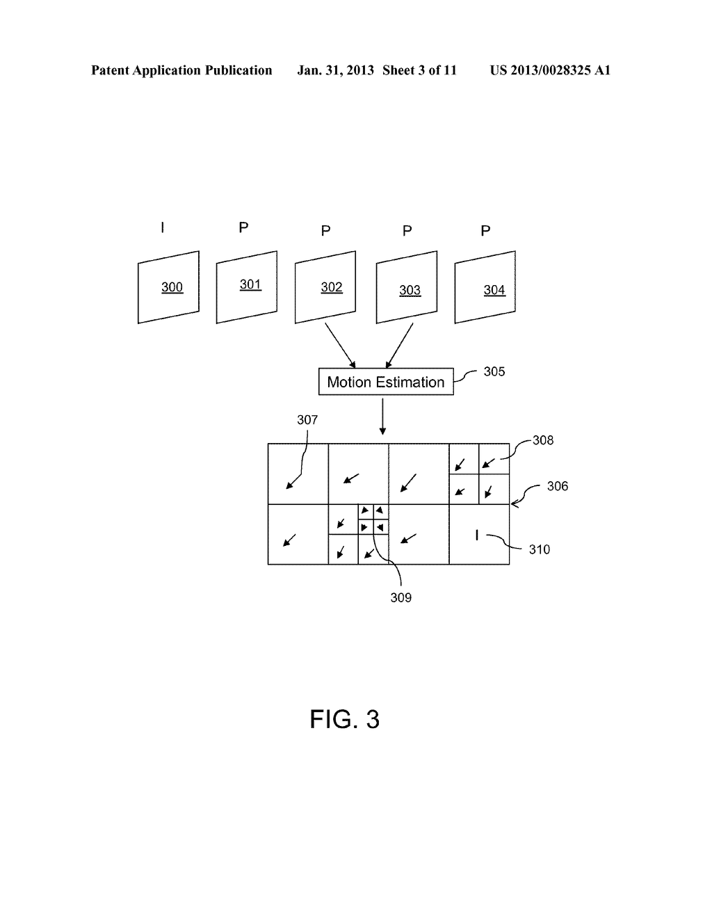 Method and device for error concealment in motion estimation of video data - diagram, schematic, and image 04