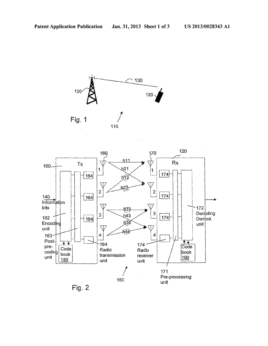 Method and Arrangement for Adapting a Multi-Antenna Transmission - diagram, schematic, and image 02