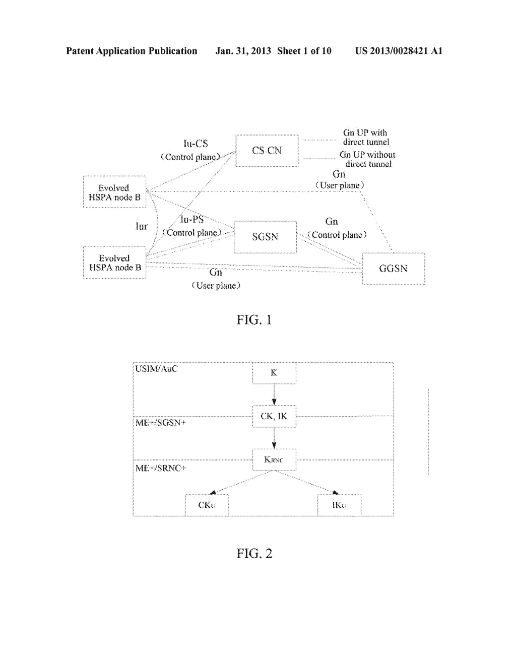 Method and System for Establishing Enhanced Key when Terminal Moves to     Enhanced Universal Terrestrial Radio Access Network (UTRAN) - diagram, schematic, and image 02