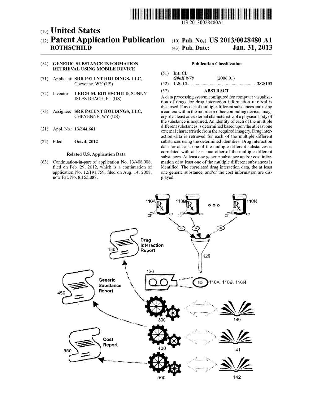 GENERIC SUBSTANCE INFORMATION RETRIEVAL USING MOBILE DEVICE - diagram, schematic, and image 01