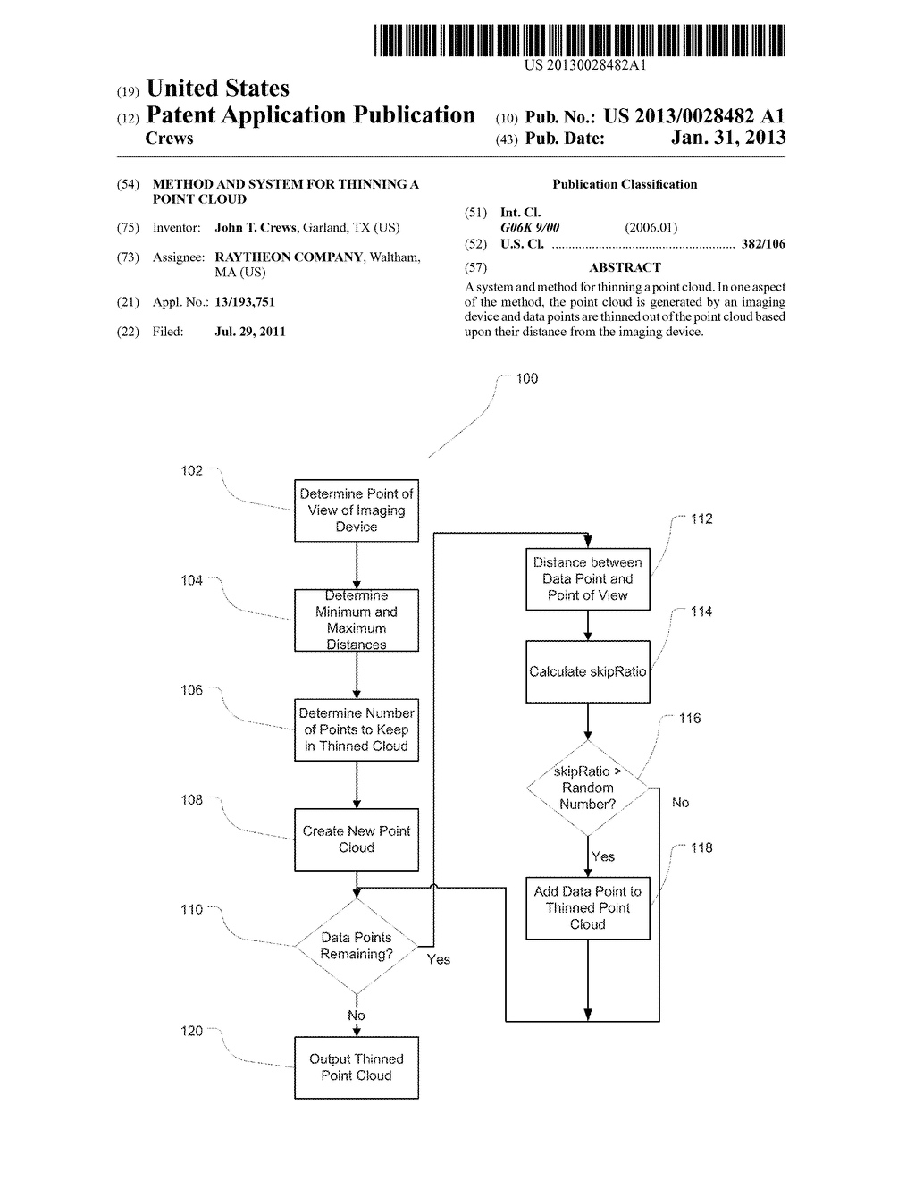 Method and System for Thinning a Point Cloud - diagram, schematic, and image 01