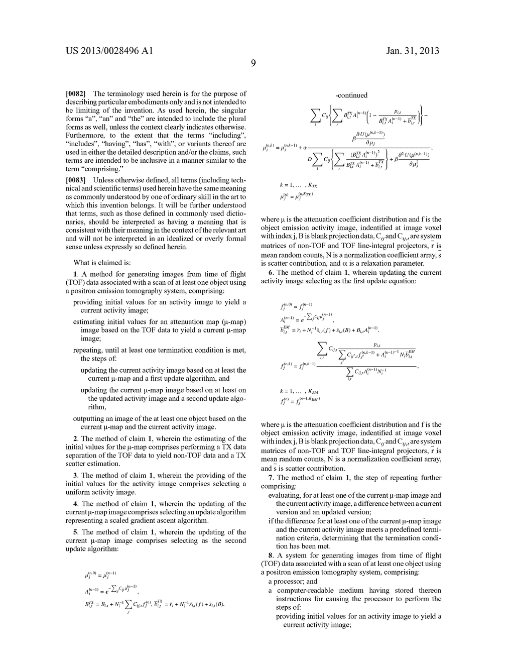 Simultaneous Reconstruction of Emission Activity and Attenuation     Coefficient Distribution from TOF Data, Acquired with External Shell     Source - diagram, schematic, and image 18