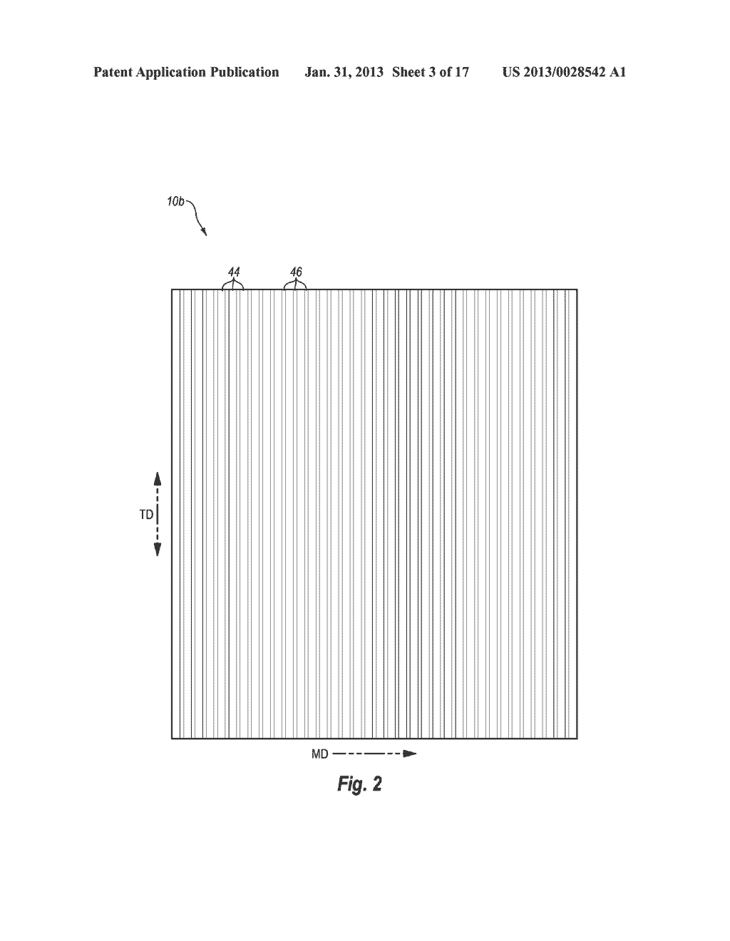 Incrementally Stretched Films with Enhanced Properties and Methods for     Making the Same - diagram, schematic, and image 04