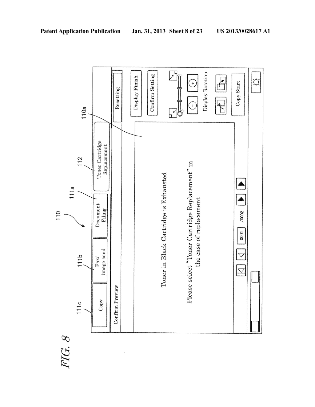 TONER CARTRIDGE SUPPORTING APPARATUS, IMAGE FORMING APPARATUS USING THE     SAME, AND TONER CARTRIDGE SUPPORTING METHOD - diagram, schematic, and image 09