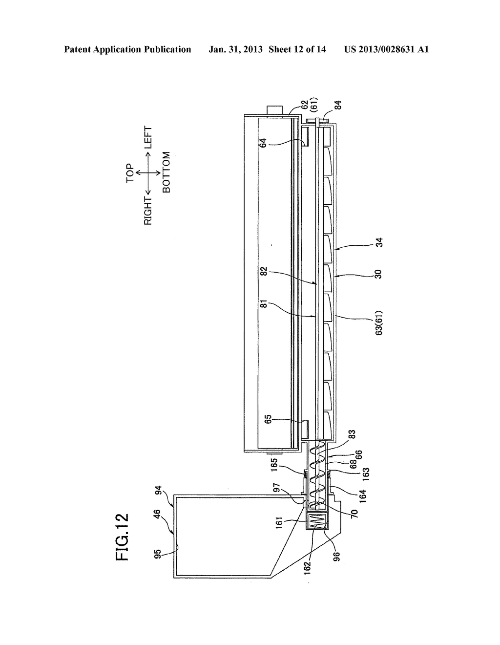 IMAGE FORMING APPARATUS HAVING DEVELOPER CARTRIDGE MOVING MECHANISM - diagram, schematic, and image 13