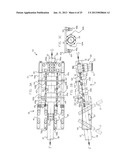 METHOD AND APPARATUS FOR FORCING A PIPELINE INTO OR OUT OF A BOREHOLE diagram and image