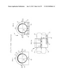 METHOD AND APPARATUS FOR FORCING A PIPELINE INTO OR OUT OF A BOREHOLE diagram and image