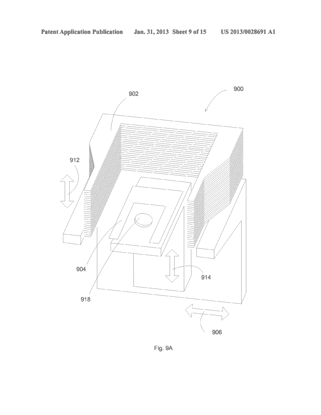 Transfer mechanism with multiple wafer handling capability - diagram, schematic, and image 10