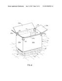 RETRACTABLE CONTAINER WITH SUPPORT LEGS diagram and image