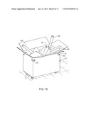 RETRACTABLE CONTAINER WITH SUPPORT LEGS diagram and image