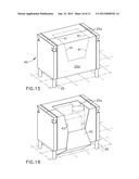 RETRACTABLE CONTAINER WITH SUPPORT LEGS diagram and image