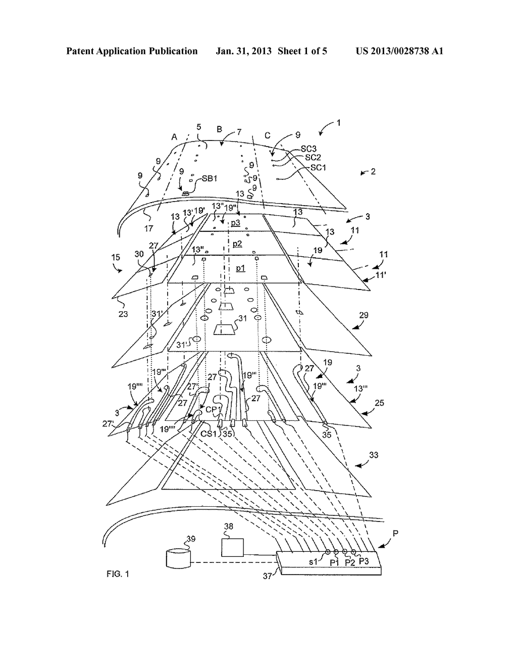 MULTIFUNCTIONAL DE-ICING/ANTI-ICING SYSTEM OF A WIND TURBINE - diagram, schematic, and image 02