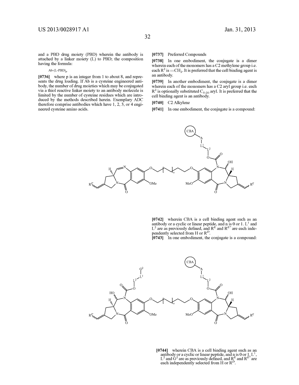 PYRROLOBENZODIAZEPINES AND CONJUGATES THEREOF - diagram, schematic, and image 37