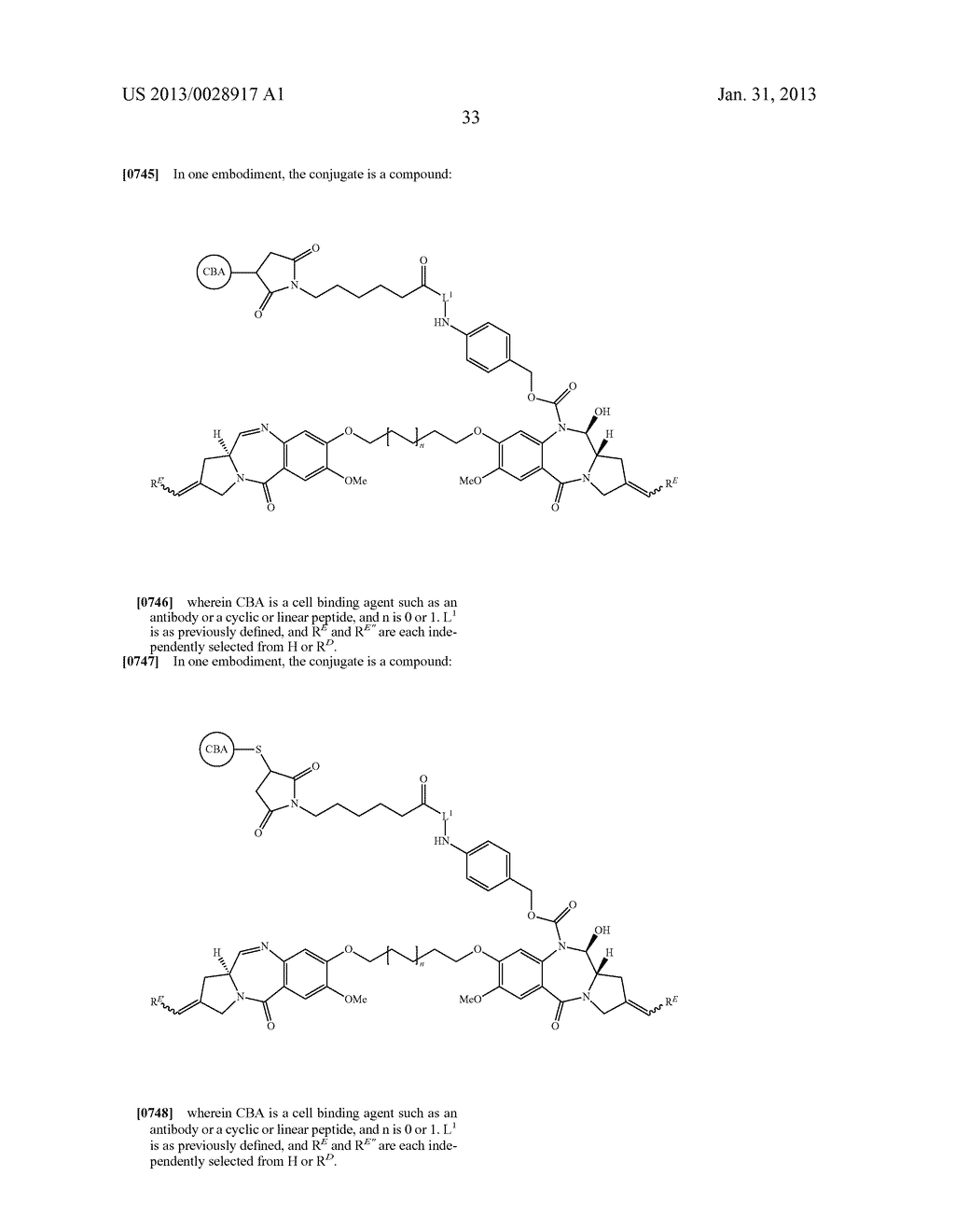 PYRROLOBENZODIAZEPINES AND CONJUGATES THEREOF - diagram, schematic, and image 38