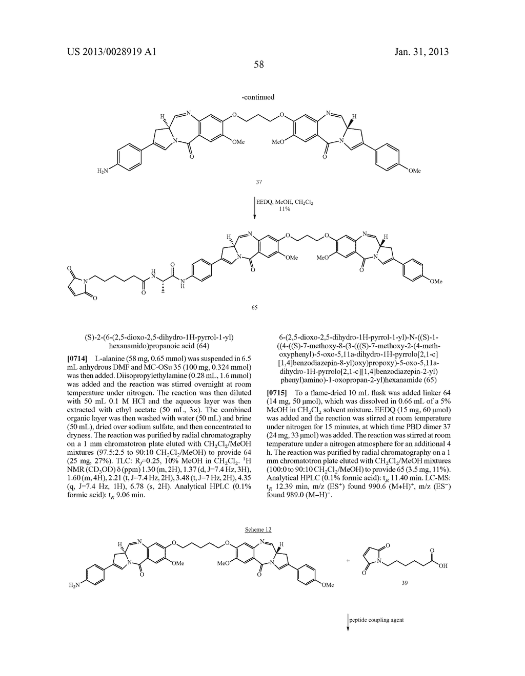 TARGETED PYRROLOBENZODIAZAPINE CONJUGATES - diagram, schematic, and image 63