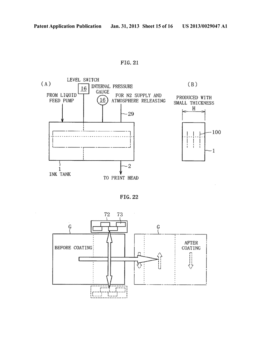 INKJET HEAD, METHOD OF DETECTING EJECTION ABNORMALITY OF THE INKJET HEAD,     AND METHOD OF FORMING FILM - diagram, schematic, and image 16