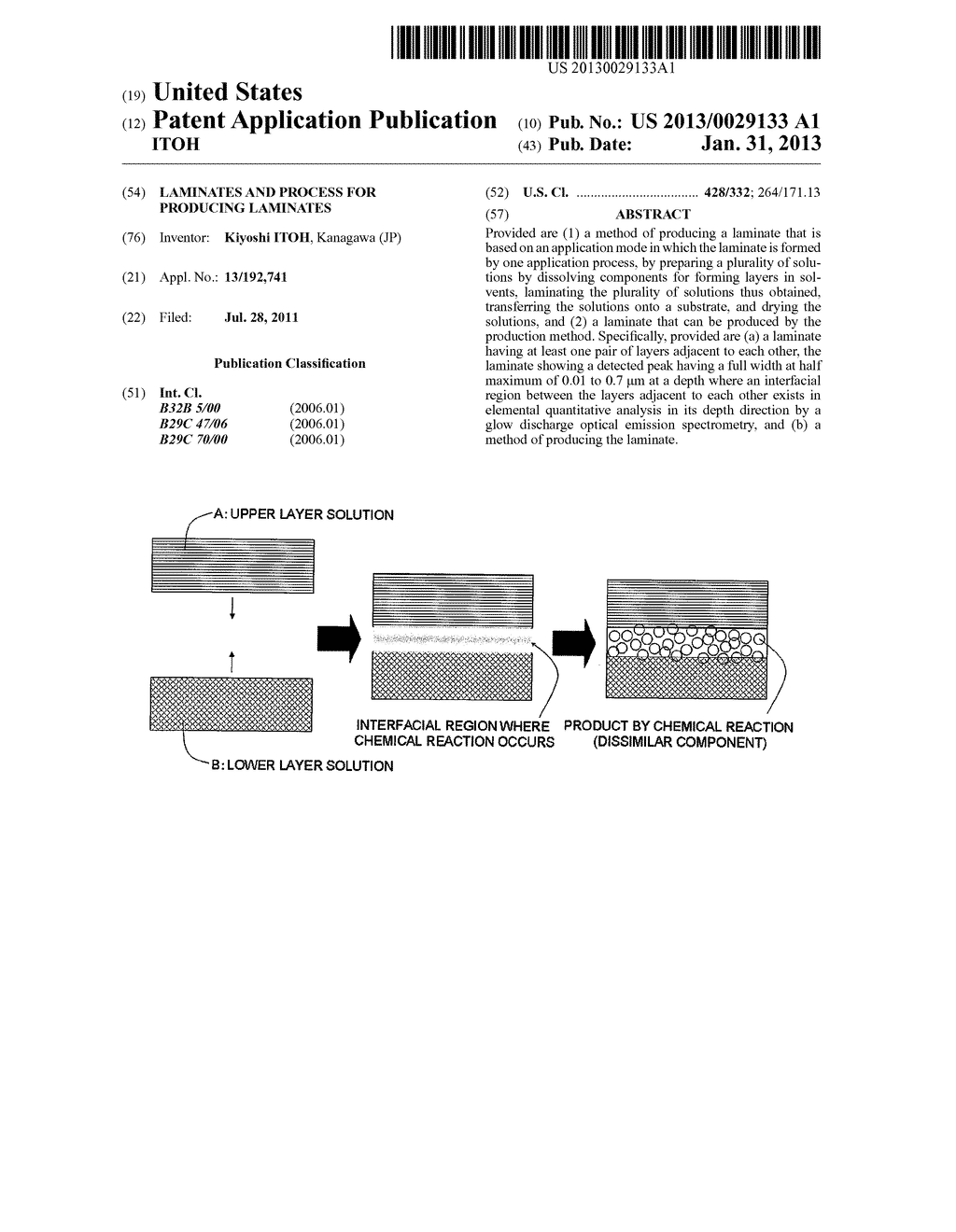 LAMINATES AND PROCESS FOR PRODUCING LAMINATES - diagram, schematic, and image 01