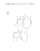 BATTERY PACK INCLUDING A SHOCK ABSORBING DEVICE diagram and image