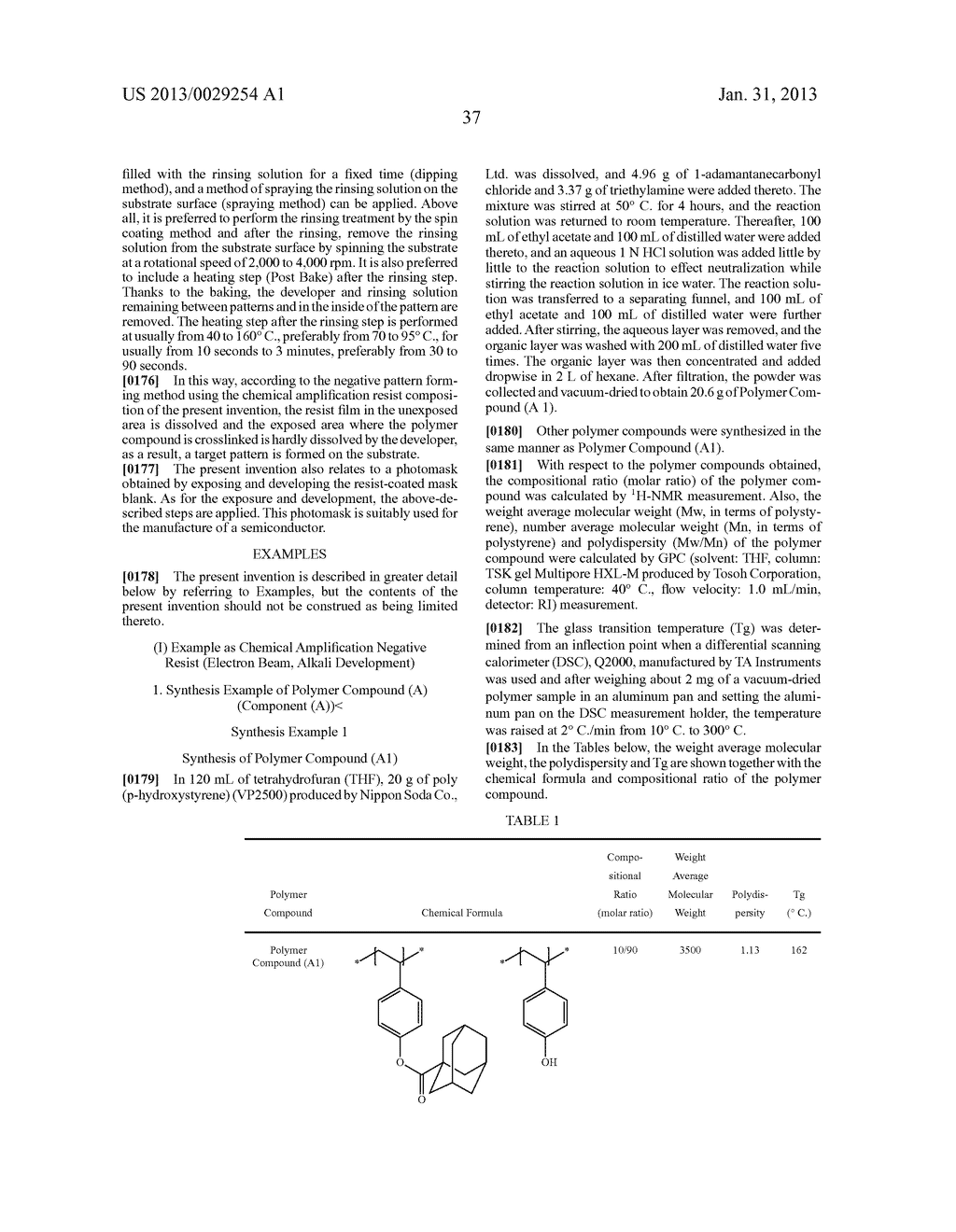 CHEMICAL AMPLIFICATION RESIST COMPOSITION, AND RESIST FILM, RESIST-COATED     MASK BLANK, RESIST PATTERN FORMING METHOD AND PHOTOMASK EACH USING THE     COMPOSITION - diagram, schematic, and image 38