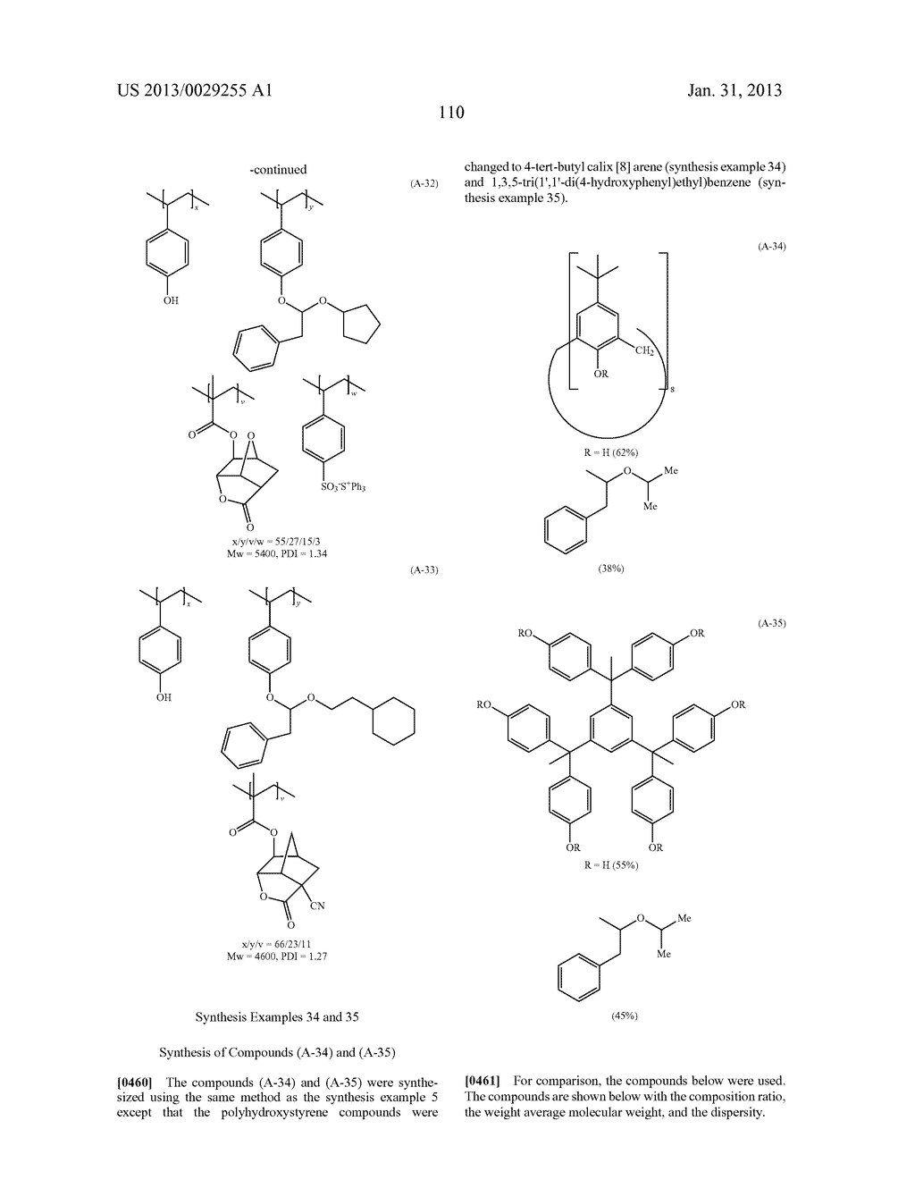 ACTINIC RAY-SENSITIVE OR RADIATION-SENSITIVE RESIN COMPOSITION, AND     ACTINIC RAY-SENSITIVE OR RADIATION-SENSITIVE FILM AND PATTERN FORMING     METHOD USING THE COMPOSITION - diagram, schematic, and image 111