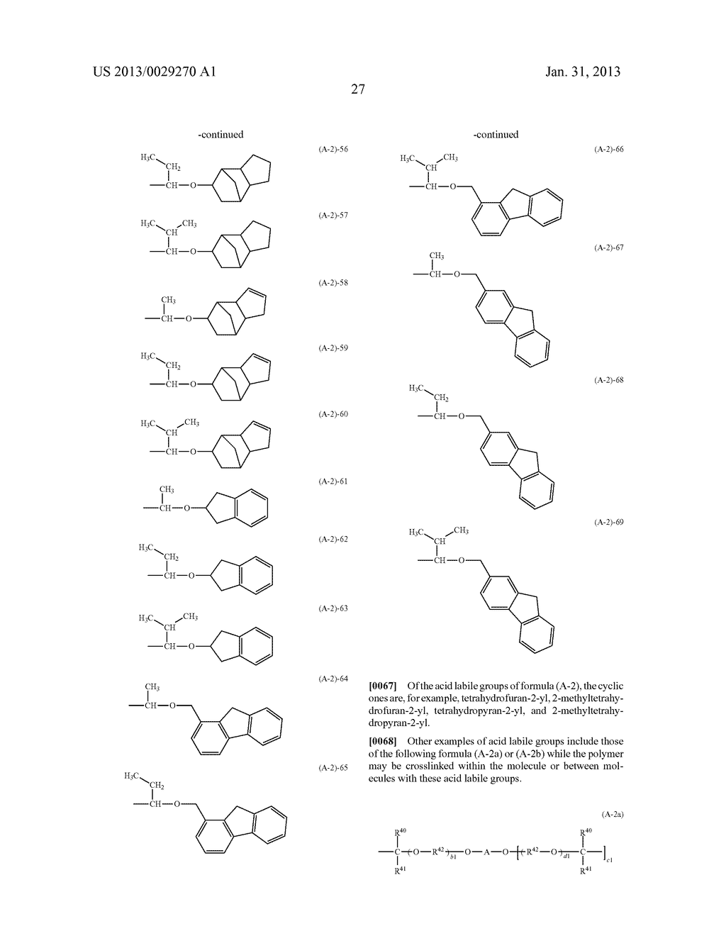 RESIST COMPOSITION AND PATTERNING PROCESS - diagram, schematic, and image 28