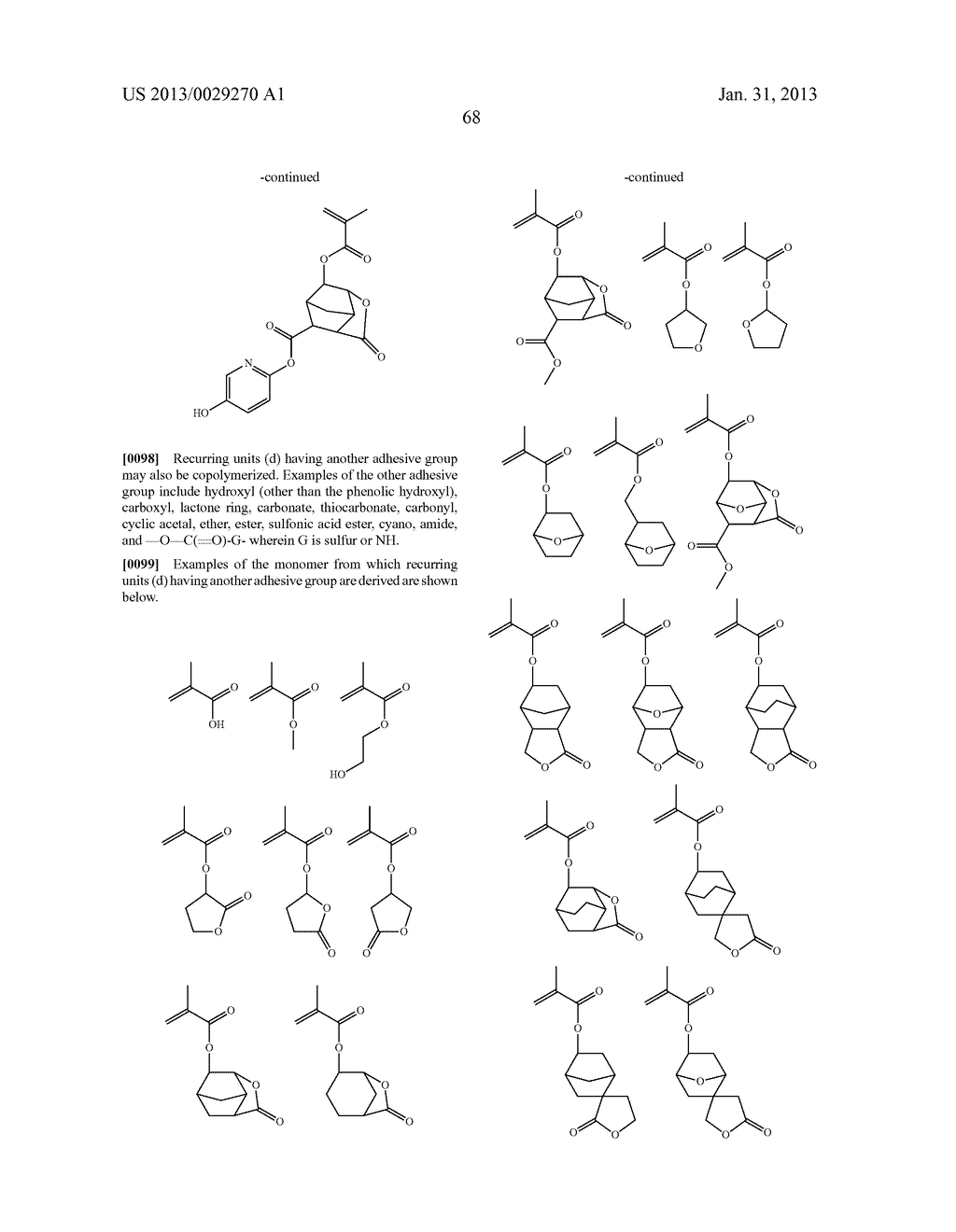 RESIST COMPOSITION AND PATTERNING PROCESS - diagram, schematic, and image 69