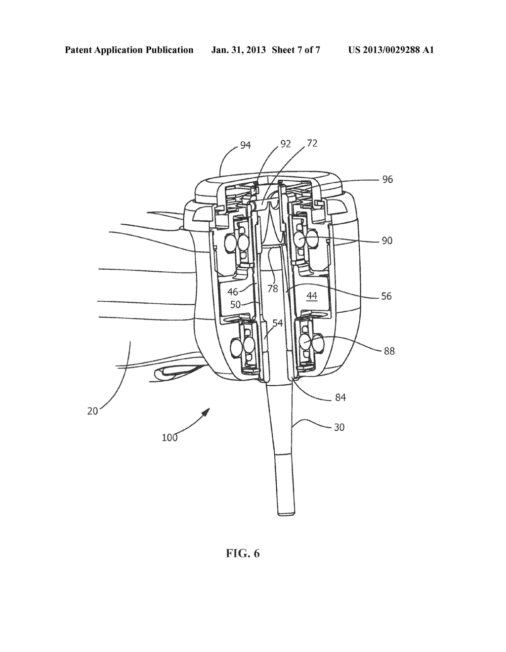 POSITIVE DRIVE CHUCK AND BUR ARRANGEMENT FOR A DENTAL HANDPIECE - diagram, schematic, and image 08