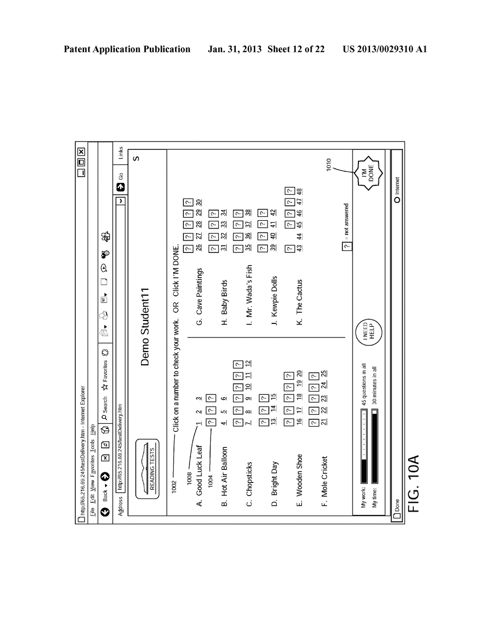 ONLINE TEST PROCTORING INTERFACE WITH TEST TAKER ICON AND MULTIPLE PANES - diagram, schematic, and image 13