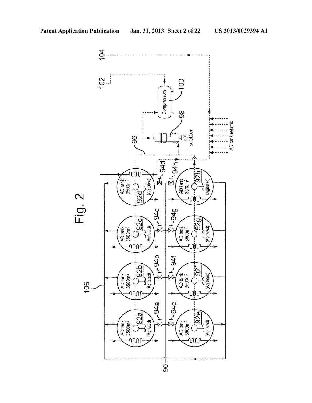 APPARATUS AND PROCESS FOR TREATING WASTE - diagram, schematic, and image 03