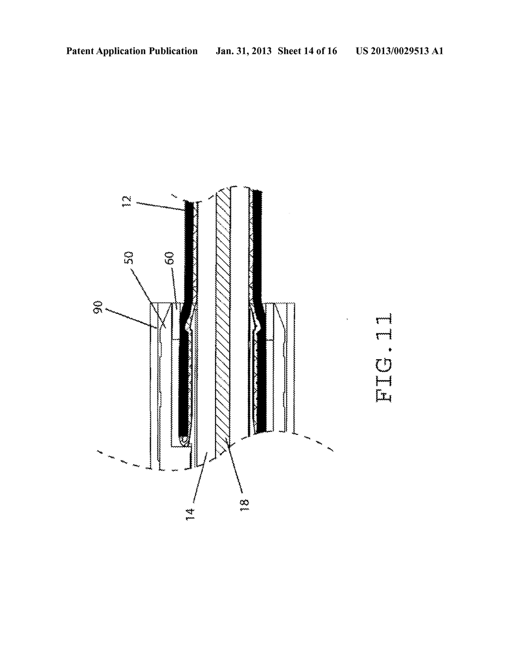 COAXIAL CABLE CONNECTOR HAVING A BREAKAWAY COMPRESSION SLEEVE - diagram, schematic, and image 15