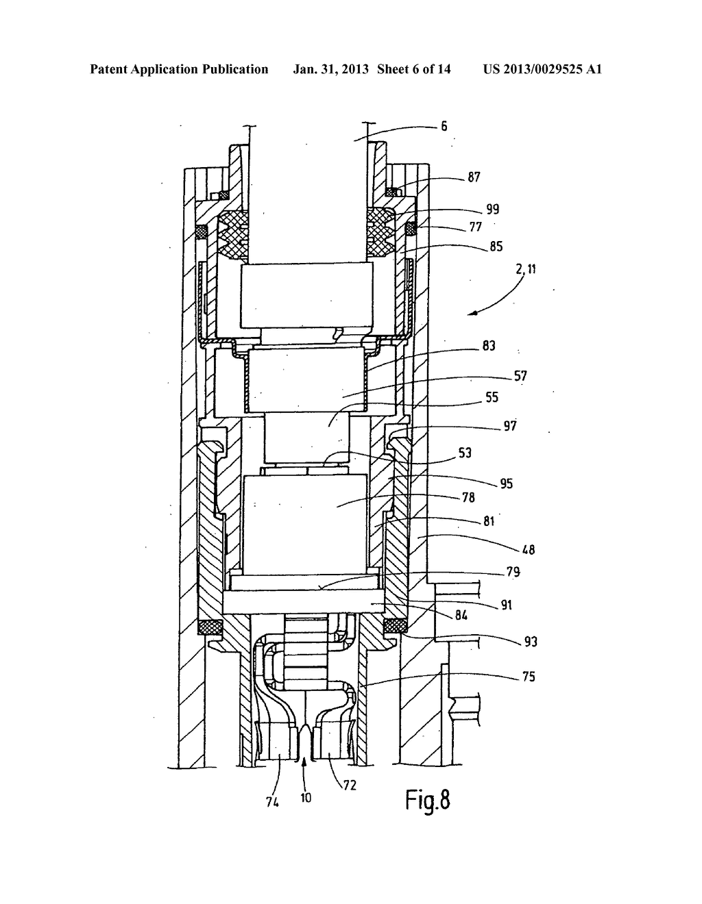 DEVICE FOR ELECTRICALLY CONNECTING A CABLE, IN PARTICULAR A PLUG-IN     CONNECTOR PART HAVING A SHIELDED CONTACT ELEMENT - diagram, schematic, and image 07