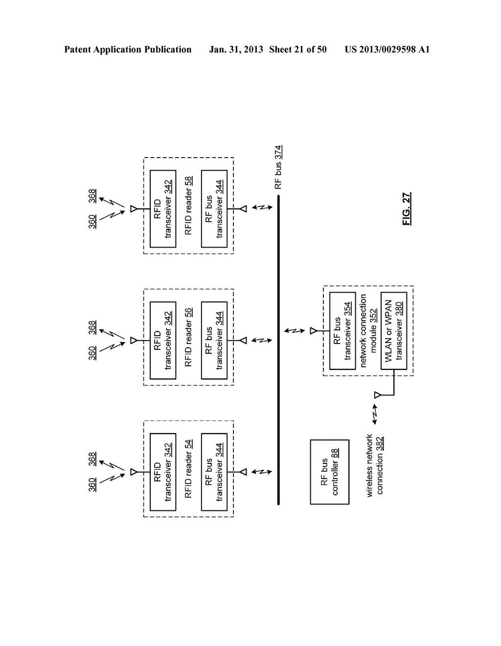 INTEGRATED CIRCUIT WITH INTRA-CHIP AND EXTRA-CHIP RF COMMUNICATION - diagram, schematic, and image 22