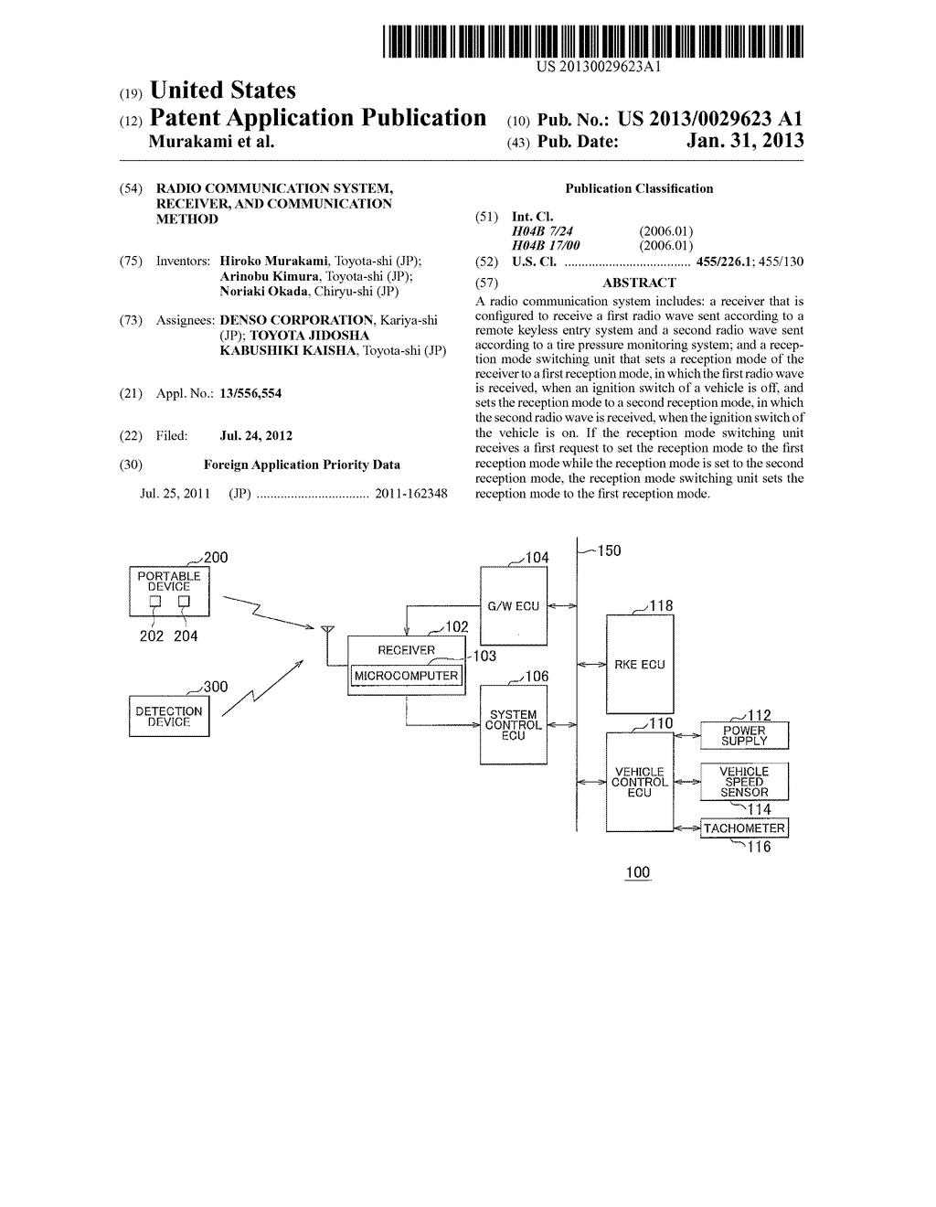 RADIO COMMUNICATION SYSTEM, RECEIVER, AND COMMUNICATION METHOD - diagram, schematic, and image 01