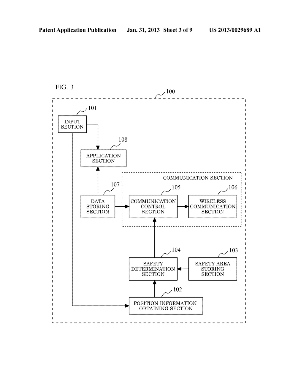 INFORMATION COMMUNICATION TERMINAL PROVIDED WITH SECURITY CONTROL     FUNCTION, COMMUNICATION SYSTEM, AND COMMUNICATION METHOD PERFORMED BY THE     TERMINAL - diagram, schematic, and image 04