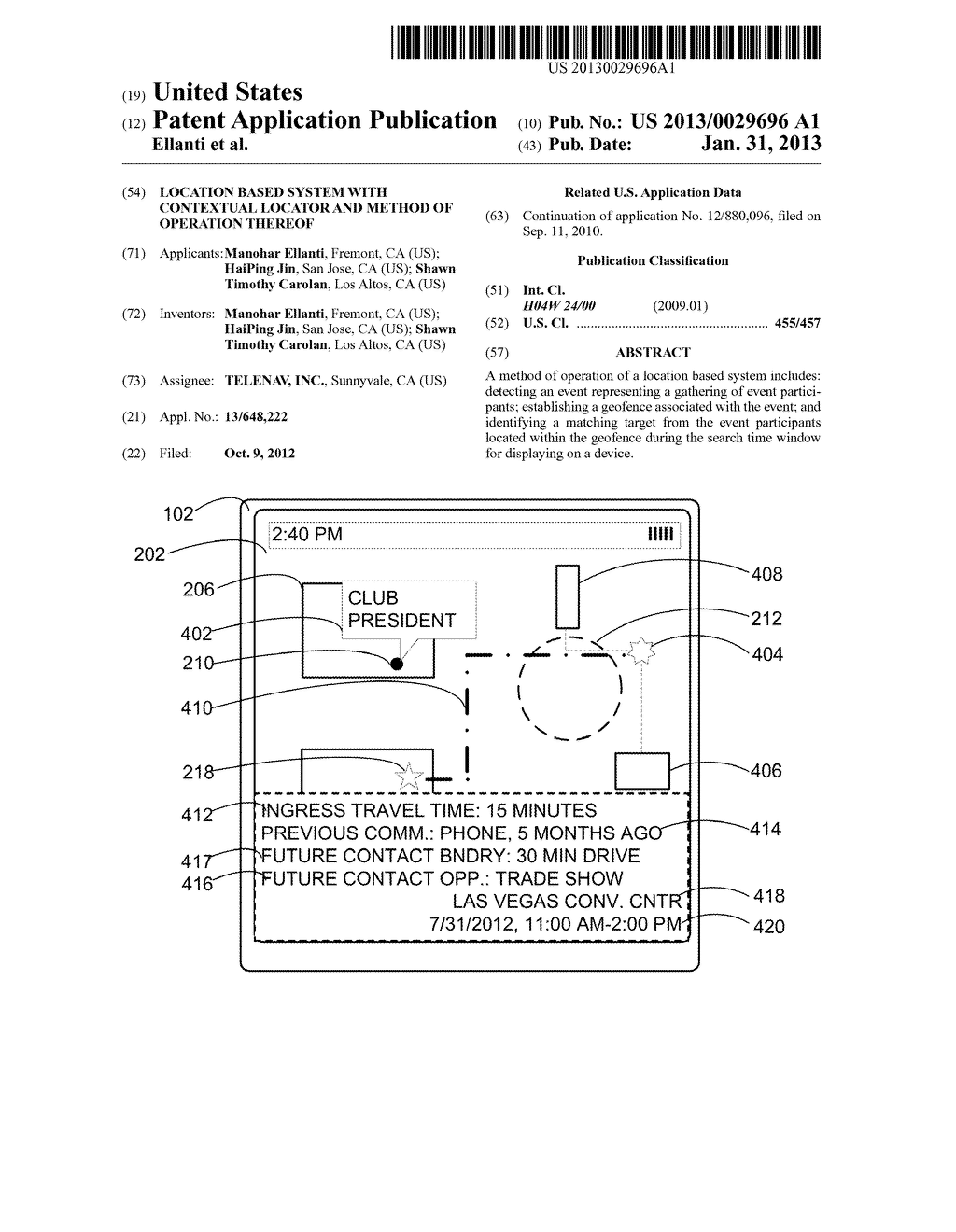 LOCATION BASED SYSTEM WITH CONTEXTUAL LOCATOR AND METHOD OF OPERATION     THEREOF - diagram, schematic, and image 01