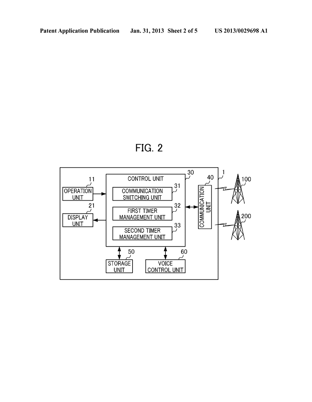 WIRELESS TERMINAL DEVICE AND COMMUNICATION CONTROL METHOD - diagram, schematic, and image 03