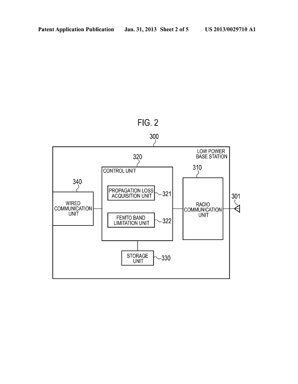 LOW POWER BASE STATION AND COMMUNICATION CONTROL METHOD - diagram, schematic, and image 03